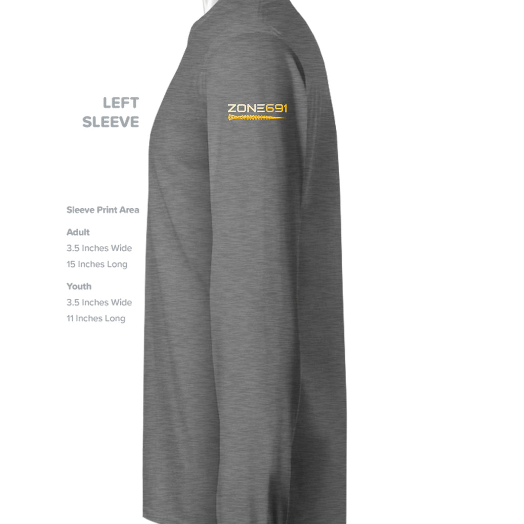 GRAPHITE HEATHER - G180 - SLEEVE_LEFT